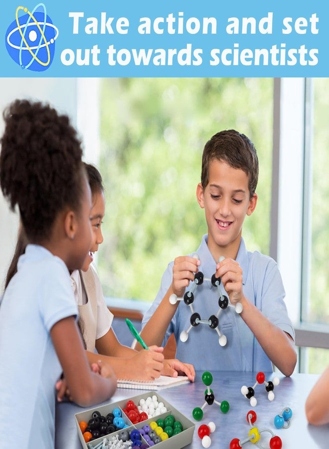EVOTECH SCIENTIFIC Scientific Chemistry Molecular Model Kit (125 Pieces), Organic and Inorganic Chemistry Learning Teachers and Students Set, 2024 Newest - Image 5